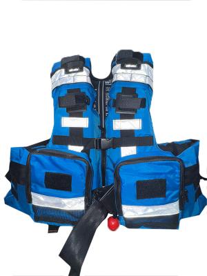 China 150N professionelle Multi-Tasche Rettungsschwimmer mit hohem Schwimmvermögen PFD Wasserrettungsschwimmer für extreme Wassersportarten zu verkaufen