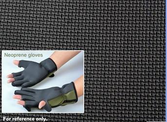 China No Slip 3MM Neoprene Sharkskin Gloves sheet Butadiene Rubber SBR for sale