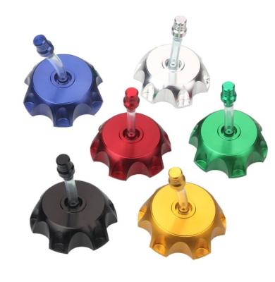 China None Off-road Clamps Billet Universal CNC aluminum alloy Kabel fuel gasoline tank cap Fuel Fittings for sale