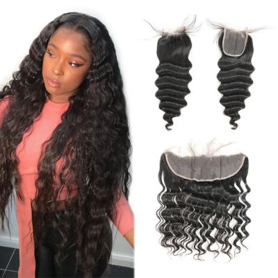 China 4x4 5x5 6x6 7x7 Lace Closure 100% Soft Smooth Thick Swiss Brazilian Hair Transparent Hd Lace Closure Lace Frontal Closure for sale