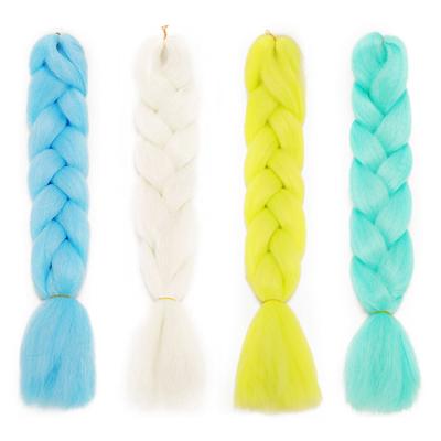 China 2021 Hot Sale Colorful Beauty 2021 High Temperature Heat Resistant Synthetic Fiber Braid Hair Extensions Braids Synthetic Braiding Hair for sale