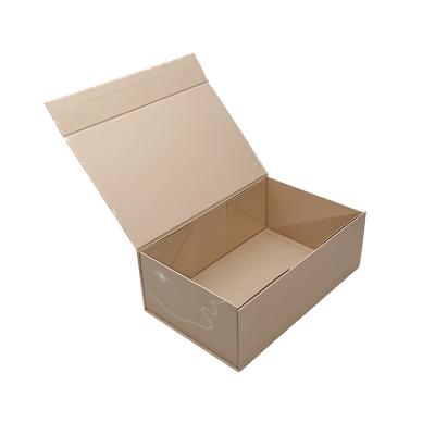 China Recycled Folding Materials Wig Packaging Gift Box For Stocking Valentines Day Boxes Makeup Gift Box Light Shipping Cost for sale