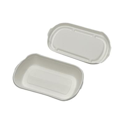 China Custom Eco Friendly Molded Biodegradable Paper Pulp Food Packaging Box for sale