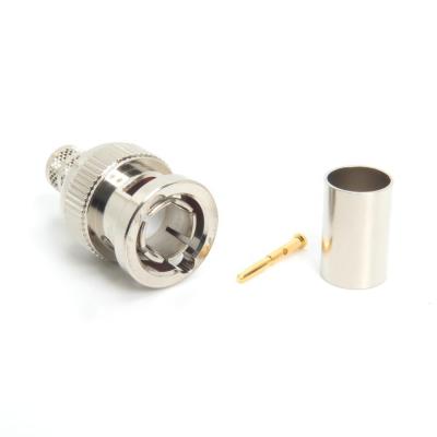 China 12G IDS 75 ohm Male BNC Connector Crimp For Belden 4694R 900-1121A21-21-75 for sale