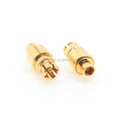 China SMP SMPM Brass Mini Connector Solder Direct Plug For .047 for sale