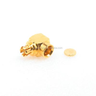 China SMP SMPM Solder Mini Right Angle Direct Plug for RG405 .085 SMPM-6182A1-28-50 for sale