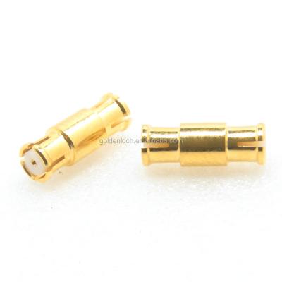 China SMP Brass Connector 9.5mm Female To Female Bullet Adapter for sale