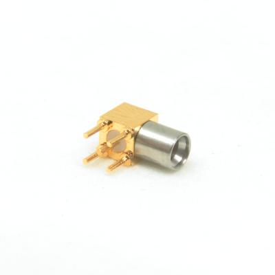 China SMP SMPM Smooth Mini Hole PCB Mount R/A Socket SMPM-1252S1-50 for sale