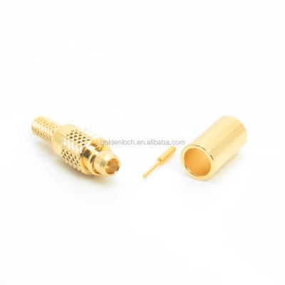 China Male RF MMCX Connector Crimp For RG178 for sale