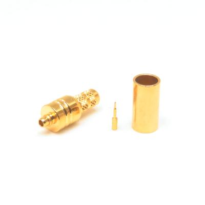 China MMCX Crimp Connector Plug For RG58 , 141 200-1112A4-06-50 for sale