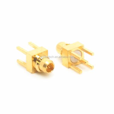 China Straight PCB MMCX Connector PCB Mount Socket for sale