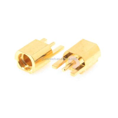 China Brass Connector MMCX PCB Edge Mount Jack for sale