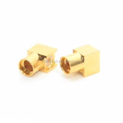 China MMCX Right Angle Connector Jack 200-6252S2-50 Surface Mount for sale