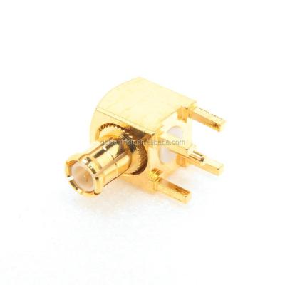 China MCX PCB Connector PCB Mount Right Angle Socket for sale