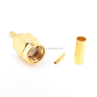 China RP SMA Connector Crimp Socket (Female Pin) for RG174 RG316 1436RP-1111A3-02-50 for sale