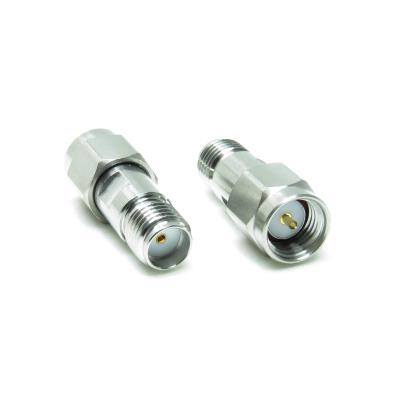 China Stainless Steel 26.5 GHz SMA Connector Male To Female Adapter for sale