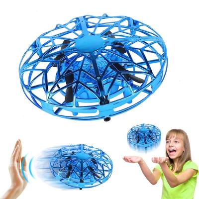 China UFO Headless Anti-collision Ball Hand Mode Induction RC Aircraft Mini Flying Infrared Helicopter Toys for Kids Children RC Toy for sale