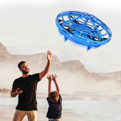 China Headless Mode UFO Flying Aircraft Toys Manual Interactive Infrared Induction Mini Drone For Kids for sale