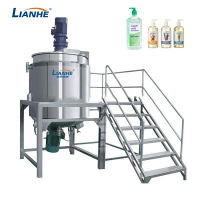 China Viscous Liquid Soap Mixer Machine Shampoo Liquid Mixer Lianhe Mixer Detergent Blender for sale