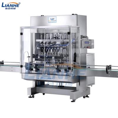 China Automatic Detergent Filling Line 8 Heads Rotary Liquid Filling Machine For Miscellaneous Food / Lotion / Sanitizer for sale