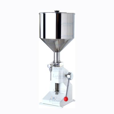 China manual food cream filling machine, small bottle gel filling machine, jam filling machine for small business for sale