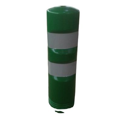 China UV Resistant Blue PE Round Draftsman Postal Road Warning Post for sale