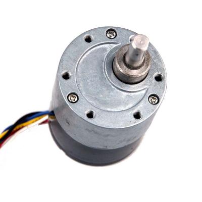 China 12v 24v 3525 DC Motor Brushless Gearbox High Torque Low RPM DC Motor Reduction Totally Enclosed Gear Motor for sale