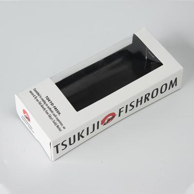 China Eco friendly disposable white take out food packaging design recyclable sushi paper box for sale