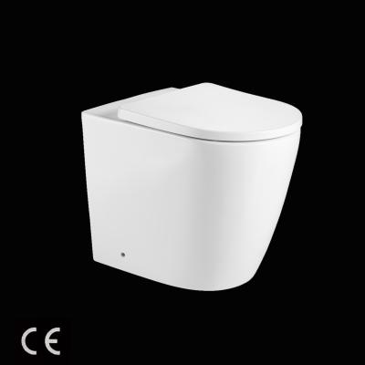 China Brand New Double-Flow Factory Price Ceramic Bathroom Hidden Overhigh Floor Pan Toilet For Seniors for sale