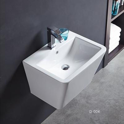 China Best Selling New Modern Sanitary Ware Bathroom Ceramic Rectangular Wash Basin for sale