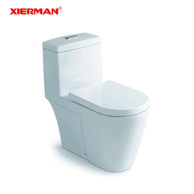 China 2021 New Dual Flush Toilets 2021 Double Bowl Bathroom Ceramic Wash Down WC One Piece Toilet for sale