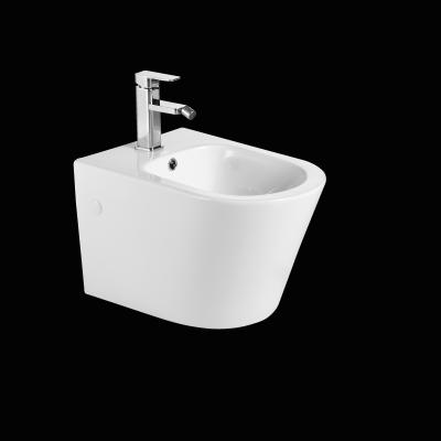 China Modern Ceramic Bathroom Ware Toilet Sanitary Bidet Wall Hung WC Bidet for sale