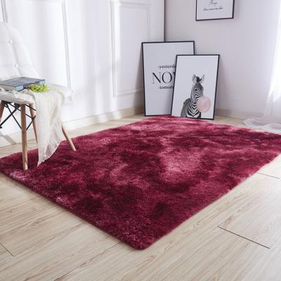 China Anti-slip Nordic Unique Gradient Polyester Carpet Living Room Coffee Table Mat for sale