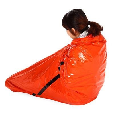 China Outdoor Portable Multifunctional Double Sided Survival Blanket 52*84 Inches and Custom for sale