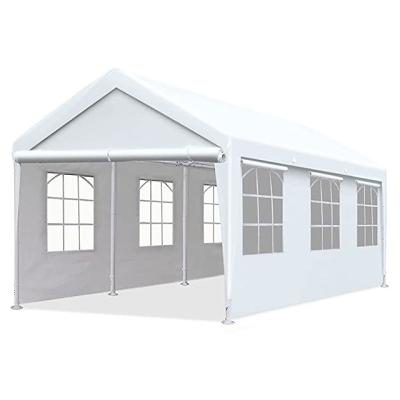 China Portable Car Park Party Tent with Sidewalls, Easy to Set Up and Waterproof (White) for sale