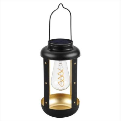 China Modern Outdoor Portable Atmosphere Lamp Adjustable Metal Solar Light Source LED Lantern for sale