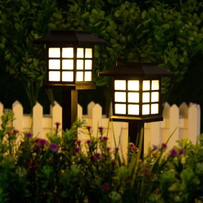 China Solar Garden Pathway Lights Outdoor Waterproof Solar Stake Lights for Garden Landscape Spike Light for sale