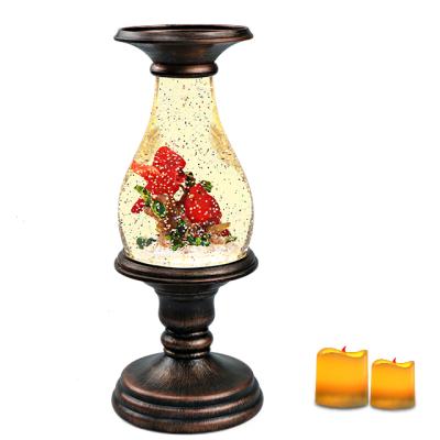 China Christmas Decoration Customized Flameless Led Lights Christmas Birds Battery Operated Sconce for sale