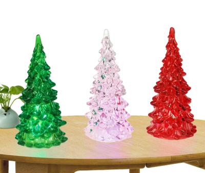 China Hot Selling Plastic Decorations Tree Decoration Ornaments Small Christmas Tree for sale