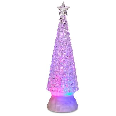 China Wholesale High Quality Acrylic Christmas Tree Decorating Tree Lights Crafts Mini Christmas Tree for sale