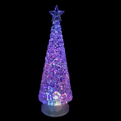 China Indoor Home Decoration Carry Light Up Glitter Swirl Color Changing Led Home Decoration Indoor Warm Feel Acrylic Love Tree for sale