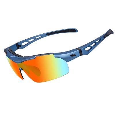 China Detachable Custom 5 Lens Set Sunglasses Men Brand New Polycarbonate Driving Safety Goggles Sunglasses for sale