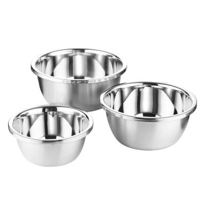 China Modern Multi Functional Various Sizes 201 Stainless Steel Mixing Bowl Plunge Basin With Lid for sale