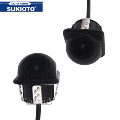 China SUKIOTO HD Universal Waterproof Car Rear View Camera 170 Degree Waterproof Night Vision Without LED Auto Parking Assist Camera for sale