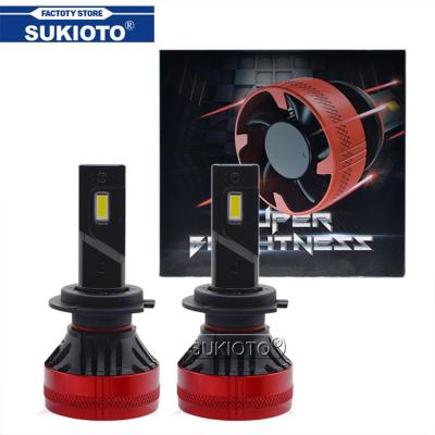 China New F5 LED Headlight 110W 20000LM H11 H8 9005 Car LED Fog Light H4 H7 Headlight Bulb SUKIOTO kit X5 (E53) 9006 H1 LED Canbus Headlamp for sale