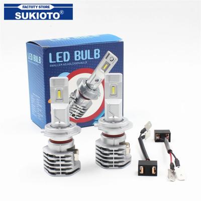 China SUKIOTO mini M4 LED H4 H11 led lamp for car 9005 9006 LED fog light bulbs H7 led headlight 12V 6000K LED motorcycle headlight X5 (E53) for sale