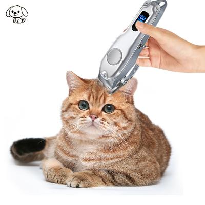 China Display of Viable New Dog and Cat Hair Shaver Electric LCD Clipper Pet for sale