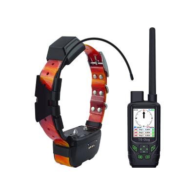 China Waterproof dog gps tracker collar for hunting with sim card and VHF signal transmission method for 20 dogs 1.45