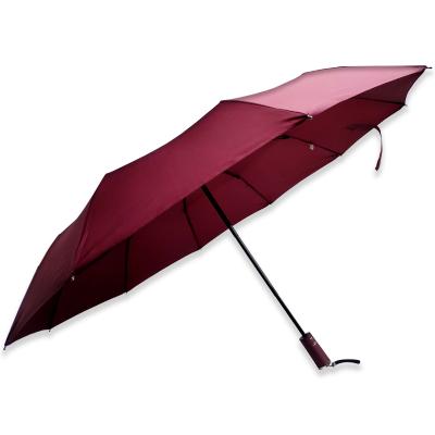 China 2020 Promotion Umbrella Invention 10k The New Rib The Luxury Automatic Design 3 Fold Umbrella for sale