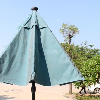 China Modern 3M *8 Rib Automatic Cantilever Umbrella Remote Control Led Lightweight Patio Umbrella for sale